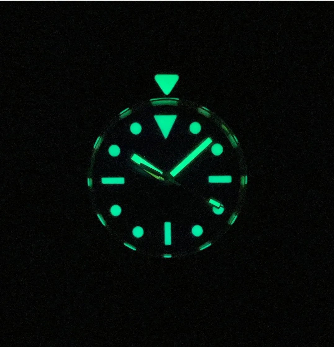 ARMIDA A1 42mm 300m Brass Dive Watch Black date