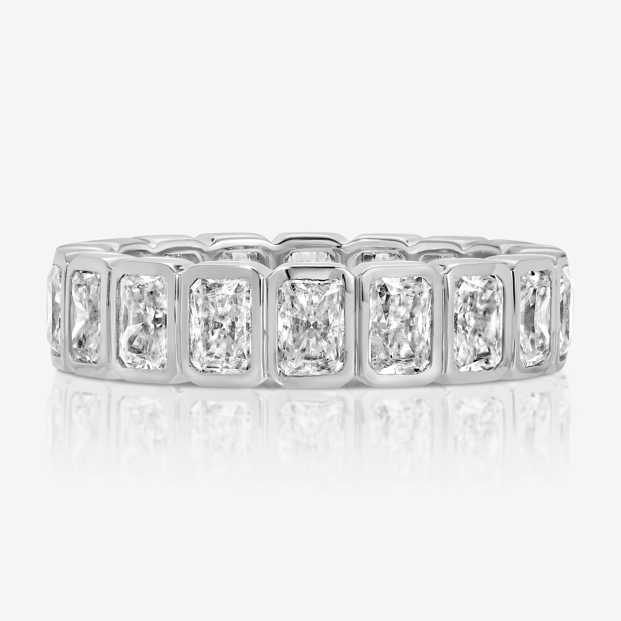 Beau Radiant Bezel Eternity Bands