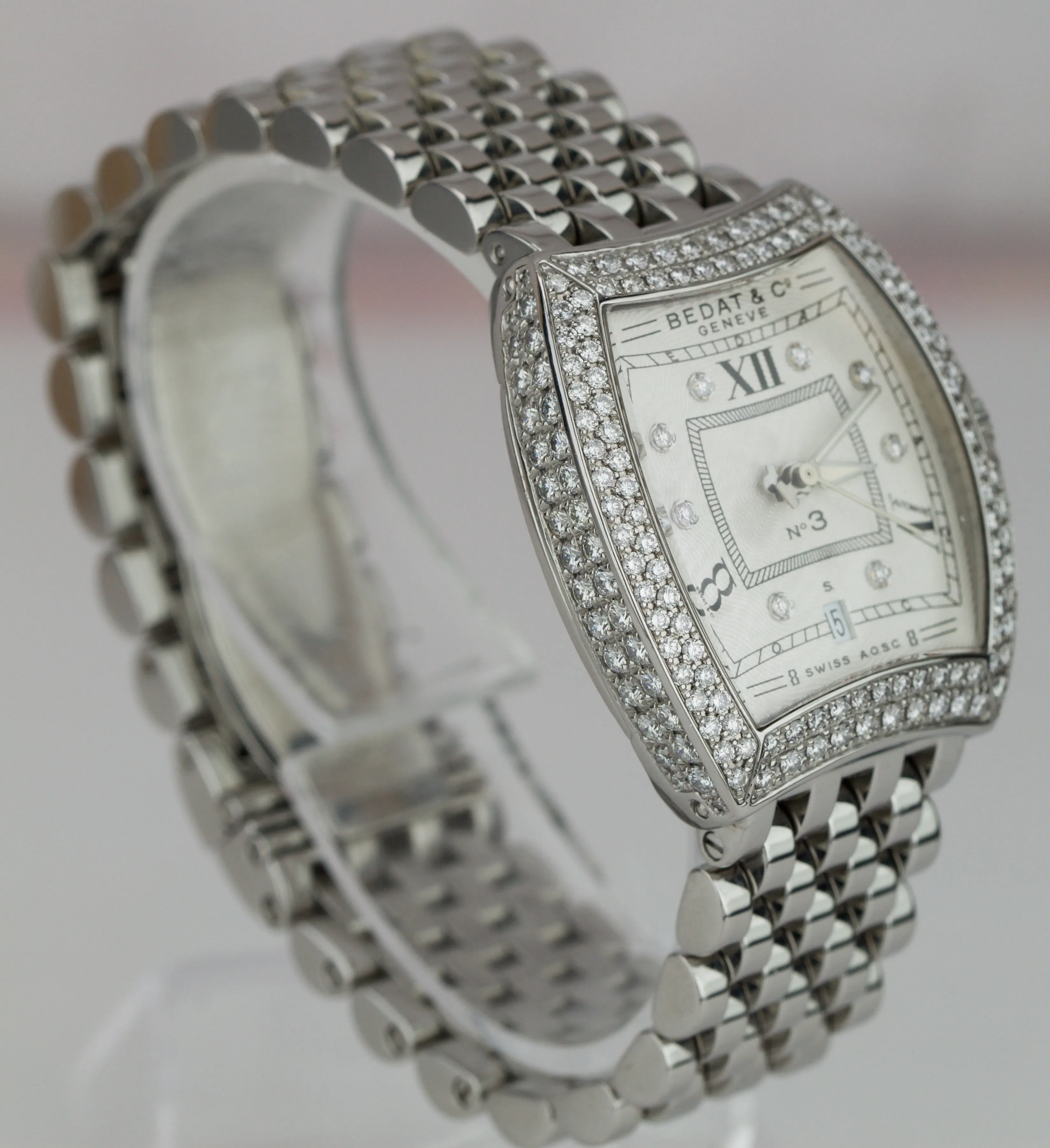 Bedat & Co No. 3 Stainless Steel Diamond Automatic 27.5mm Watch 314 314.051.109