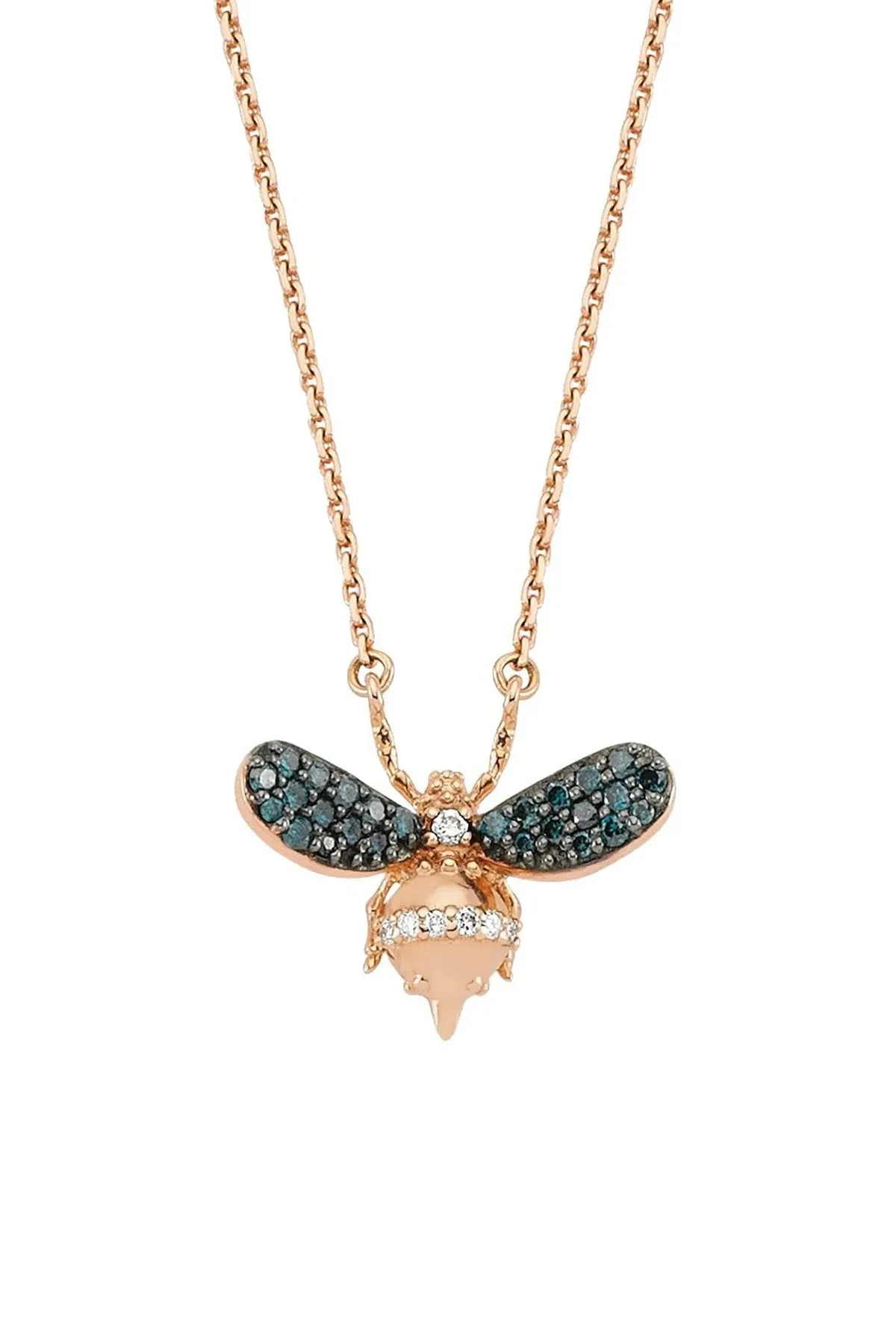 BEE GODDESS | QUEEN BEE BLUE DIAMOND NECKLACE