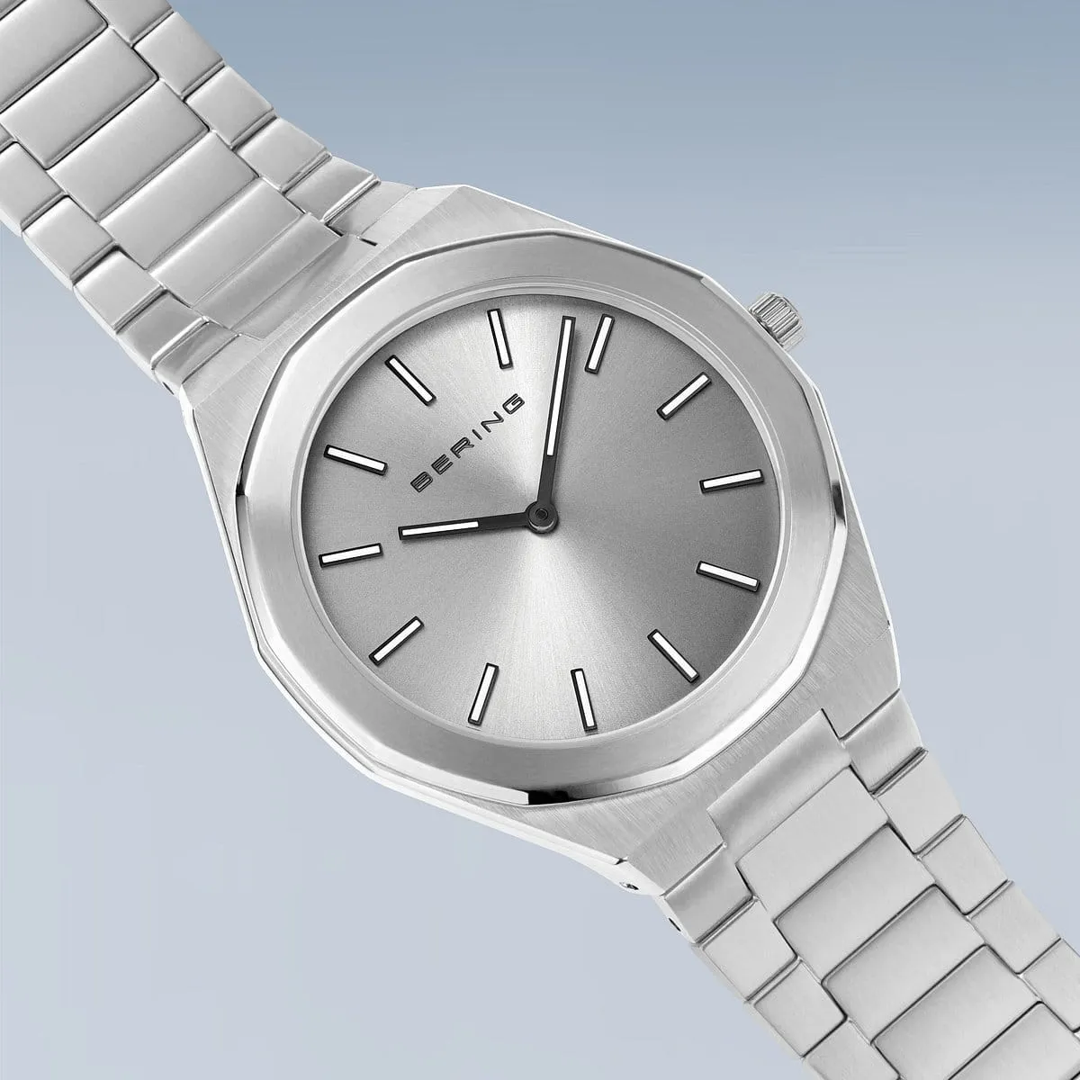 BERING Classic Polished/Brushed Silver 41mm Men's Watch 19641-700