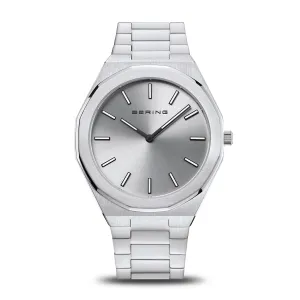 BERING Classic Polished/Brushed Silver 41mm Men's Watch 19641-700