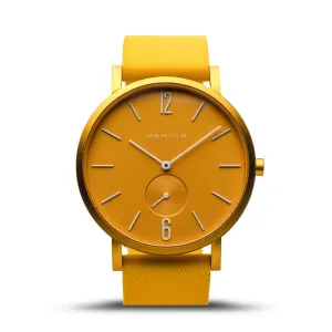 BERING True Aurora Matte Yellow 40mm Unisex Watch 16940-699
