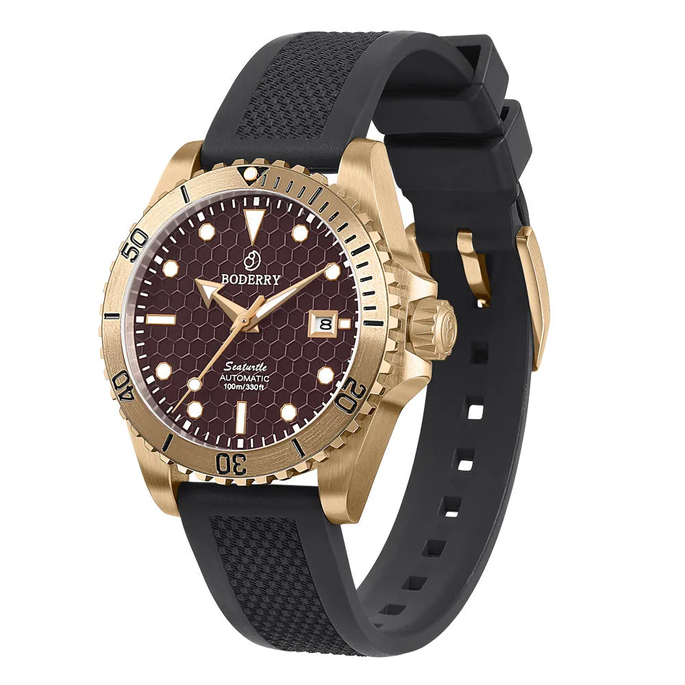 Black FKM Rubber Strap | Suitable for all watches with 20mm lug width