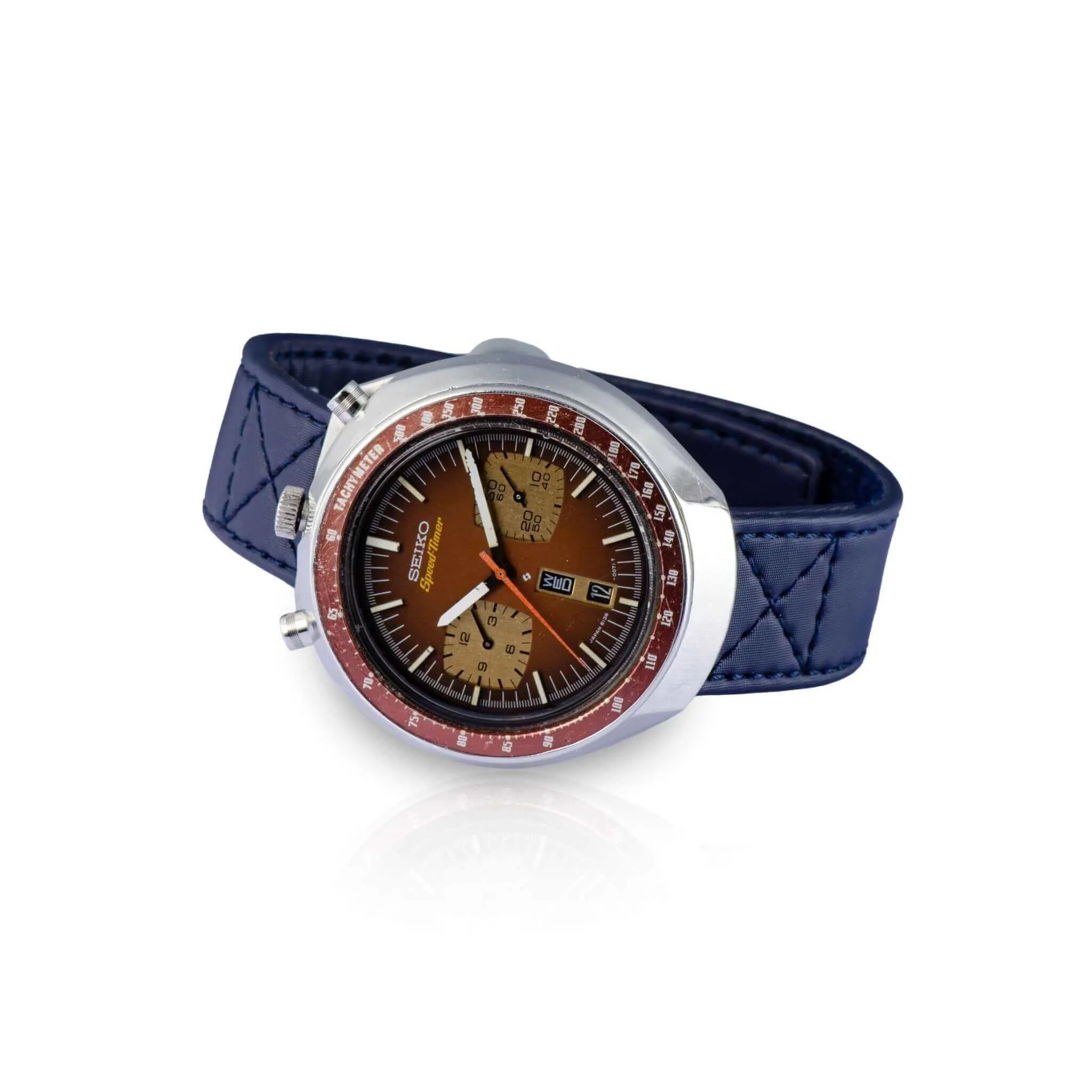 Blue Velcro® Watch Band 20mm