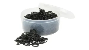 Boxed Rubber Bands Black
