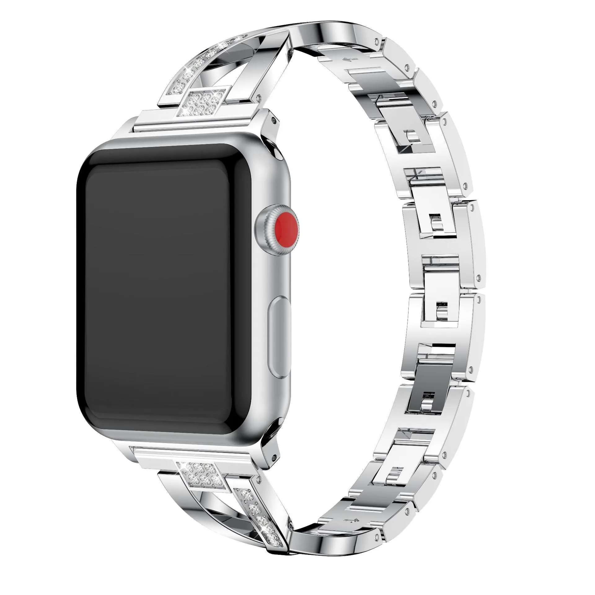 Bracelete com Zircônia Cúbica para Apple Watch