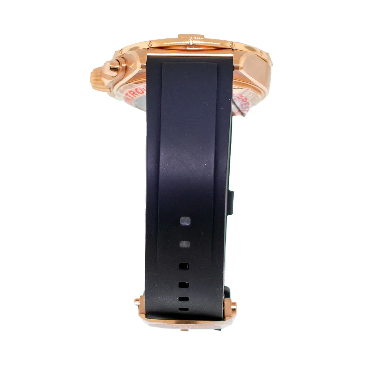 Breitling Chronomat B01 Chronograph 42mm Rose Gold Anthracite Dial Black Rubber Strap RB0134101B1S1