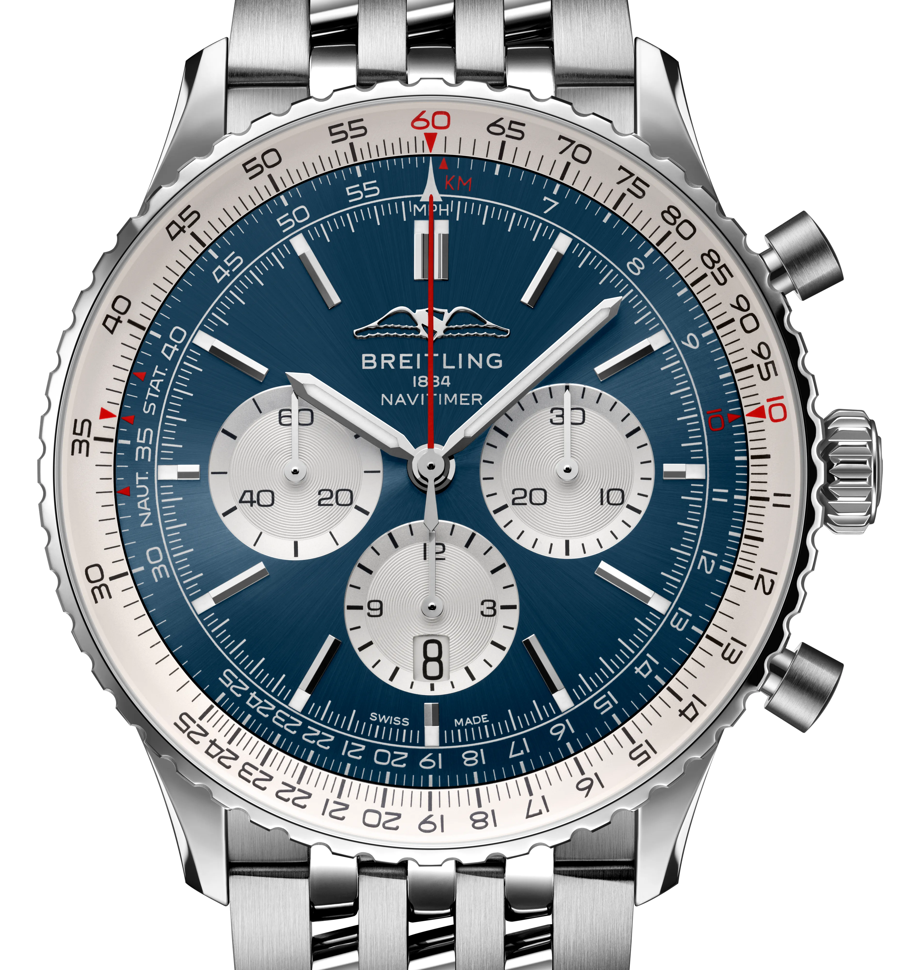 Breitling Navitimer B01 46mm Watch with Blue Dial
