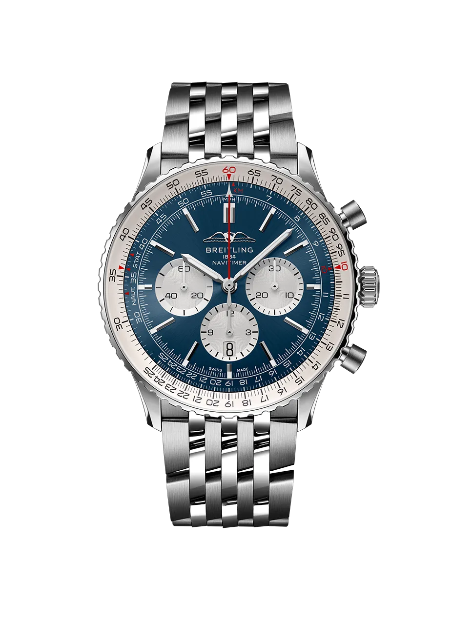 Breitling Navitimer B01 46mm Watch with Blue Dial