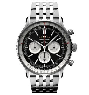 Breitling Navitimer B01 Chronograph 46 Watch with Black Dial