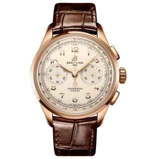Breitling Premier B09 Chronograph 40 Watch with Cream Dial