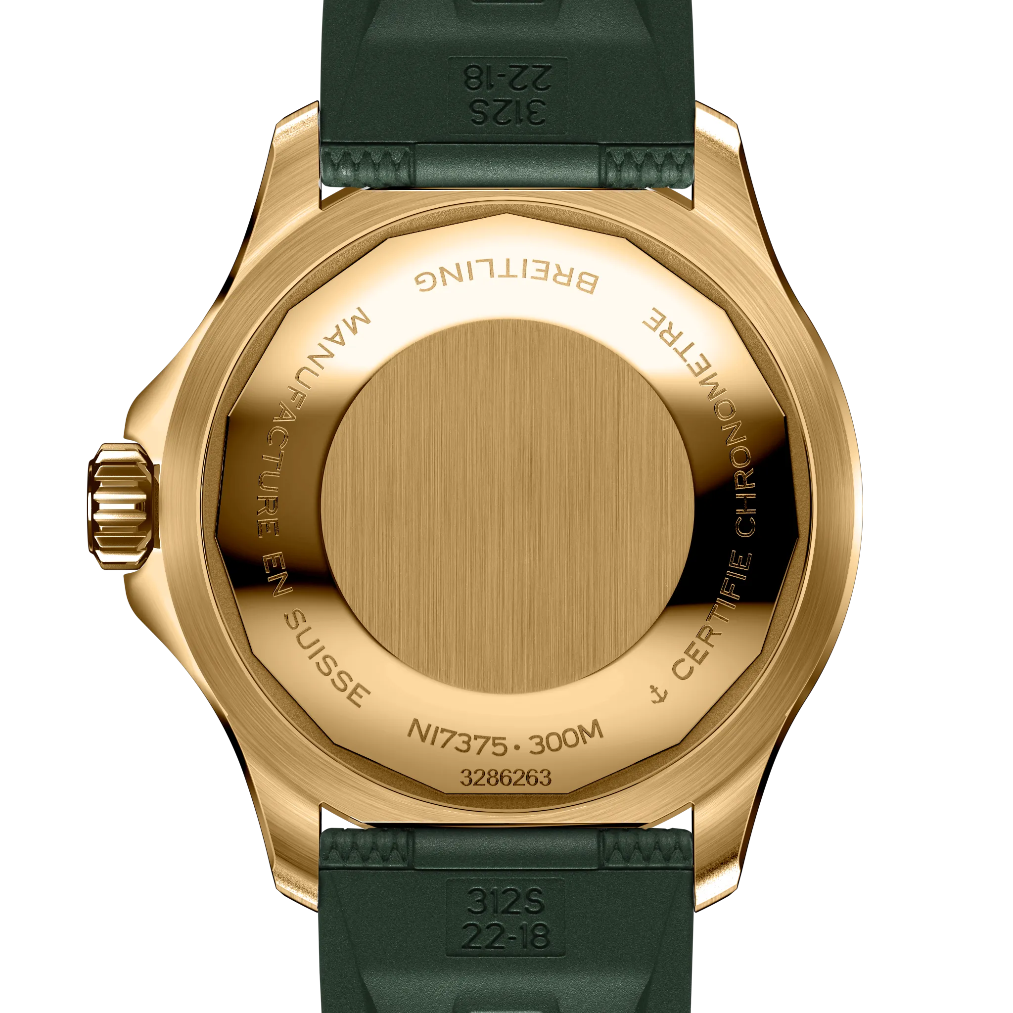Breitling Superocean Bronze Green on Rubber Watch, 42mm