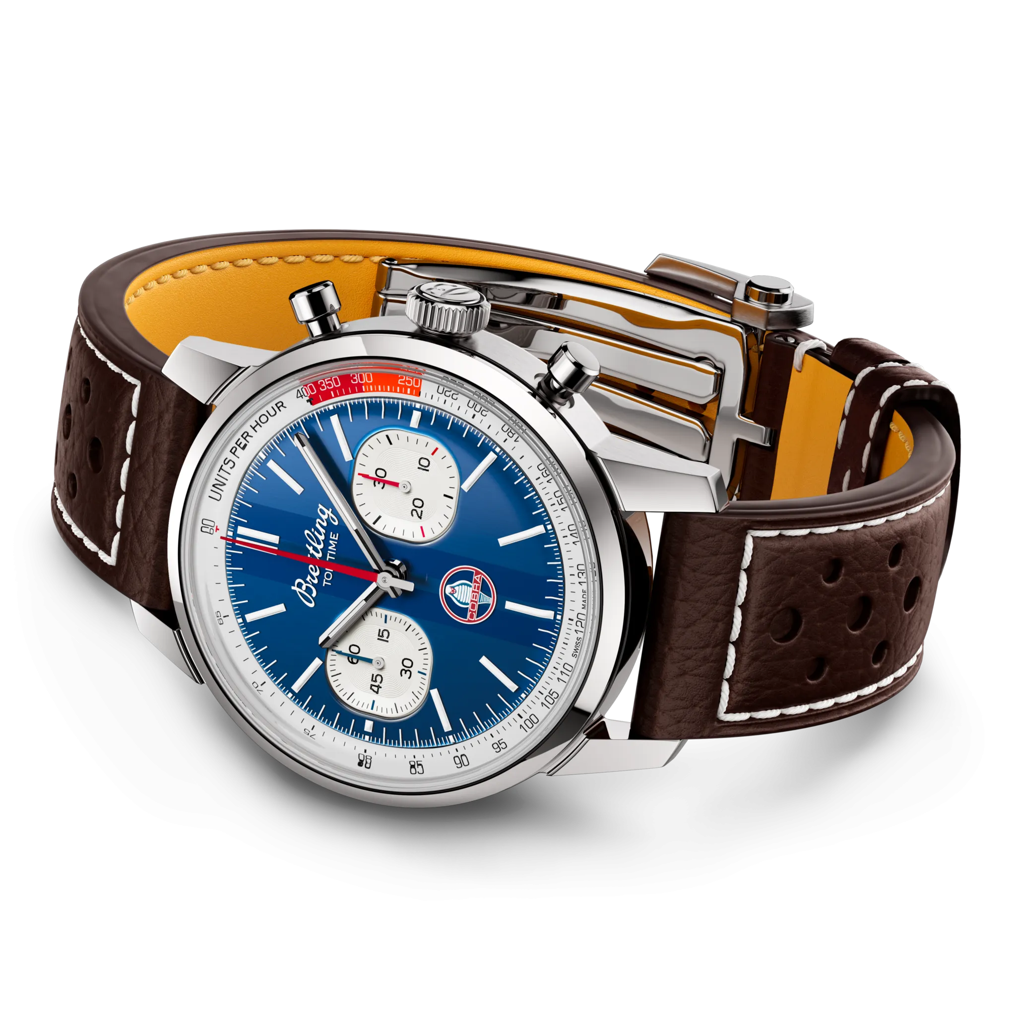 Breitling Top Time B01 Shelby Cobra 41mm Watch with Blue Dial