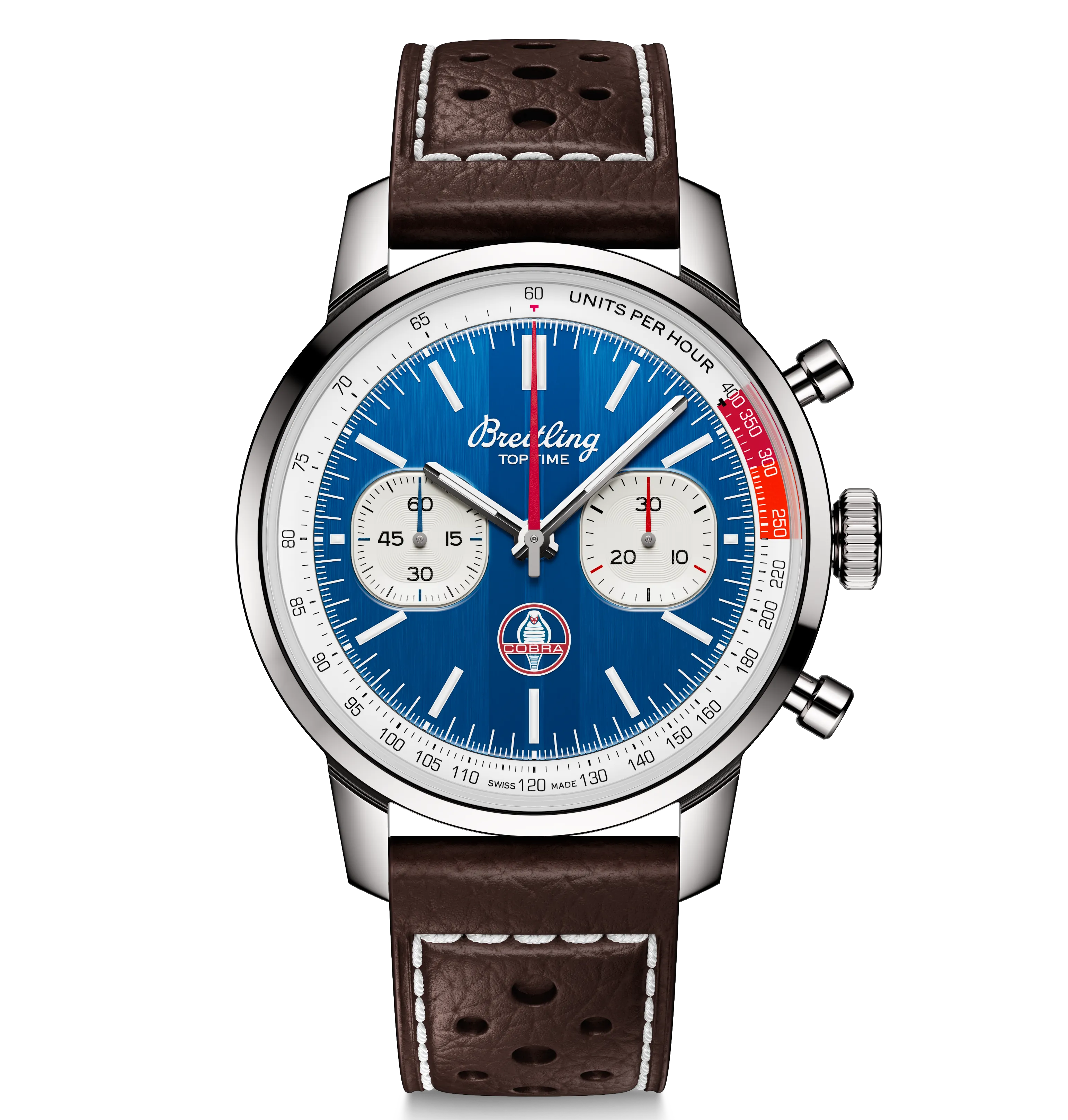 Breitling Top Time B01 Shelby Cobra 41mm Watch with Blue Dial