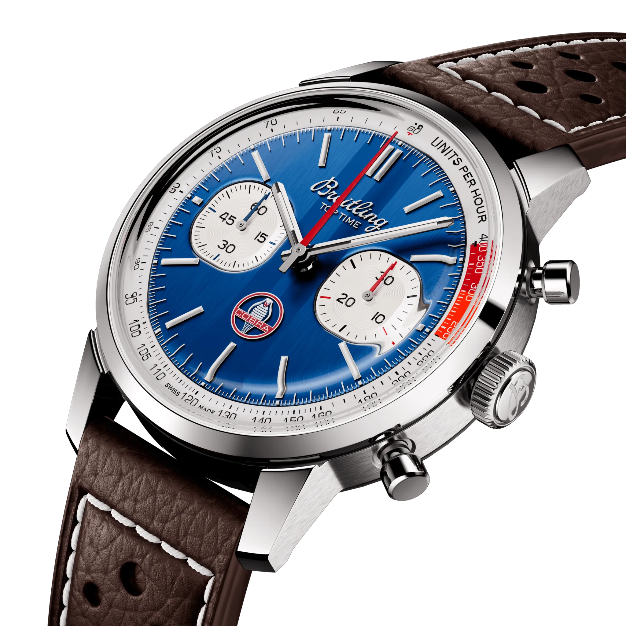 Breitling Top Time B01 Shelby Cobra 41mm Watch with Blue Dial