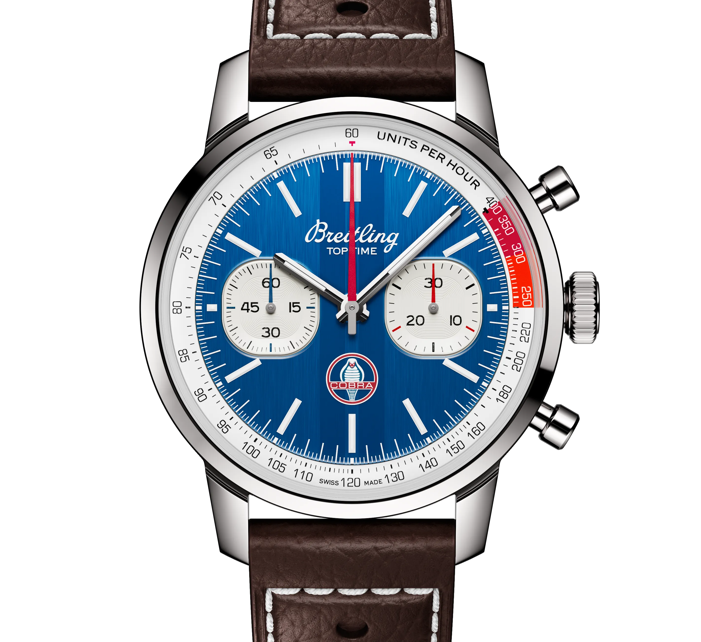Breitling Top Time B01 Shelby Cobra 41mm Watch with Blue Dial