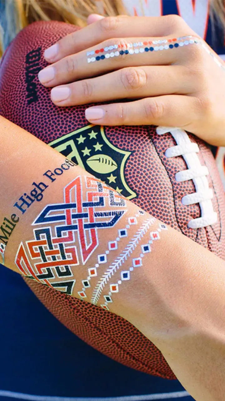 Bronco Metallic Jewelry Tattoos