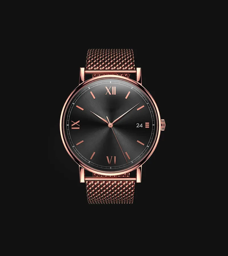Brown Genuine Leather Watch
