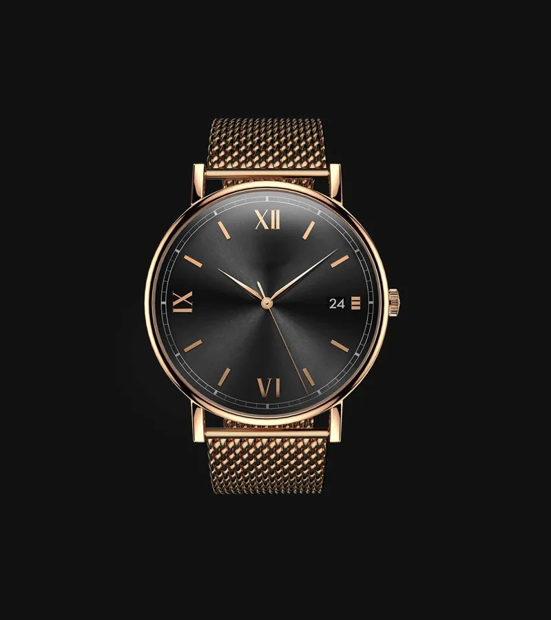 Brown Genuine Leather Watch
