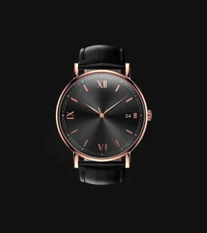 Brown Genuine Leather Watch