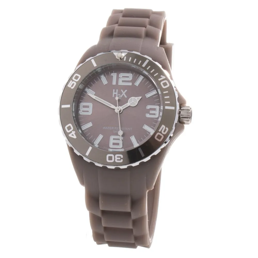 Brown Rubber Watch