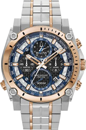 Bulova Precisionist Quartz Chronograph Men's Watch 98B317
