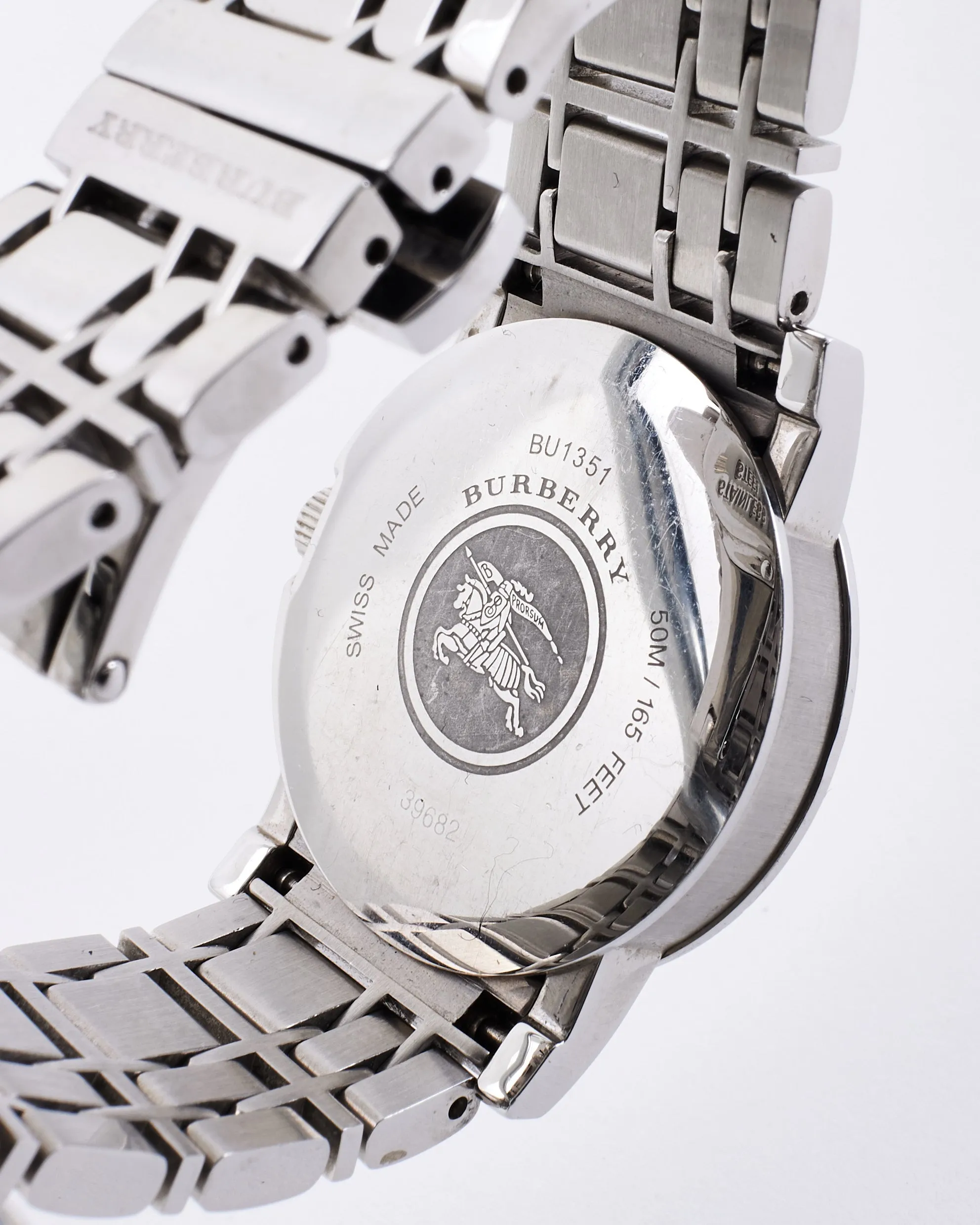 Burberry Stainless Steel Silver Dial Heritage Watch