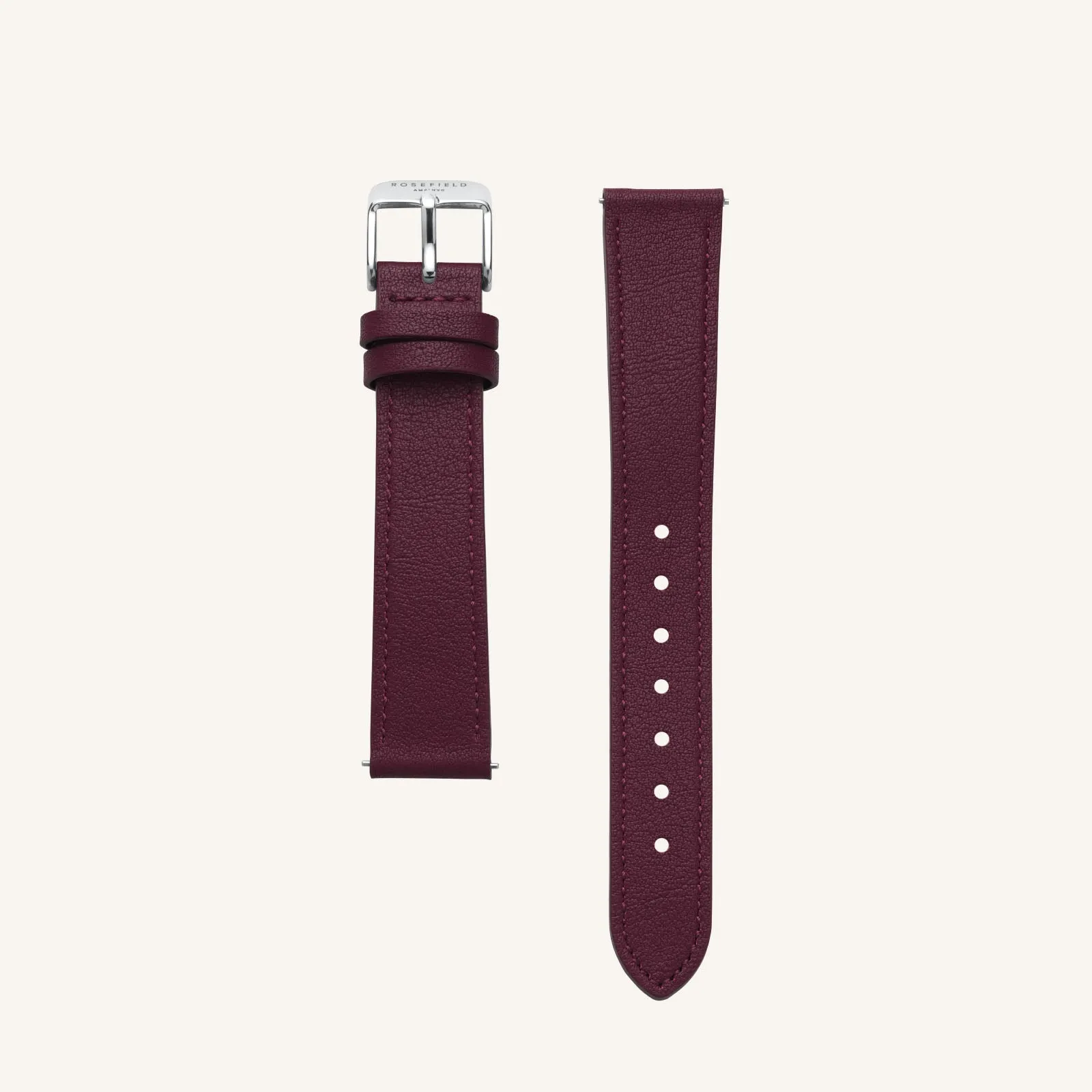 Burgundy Leather Strap