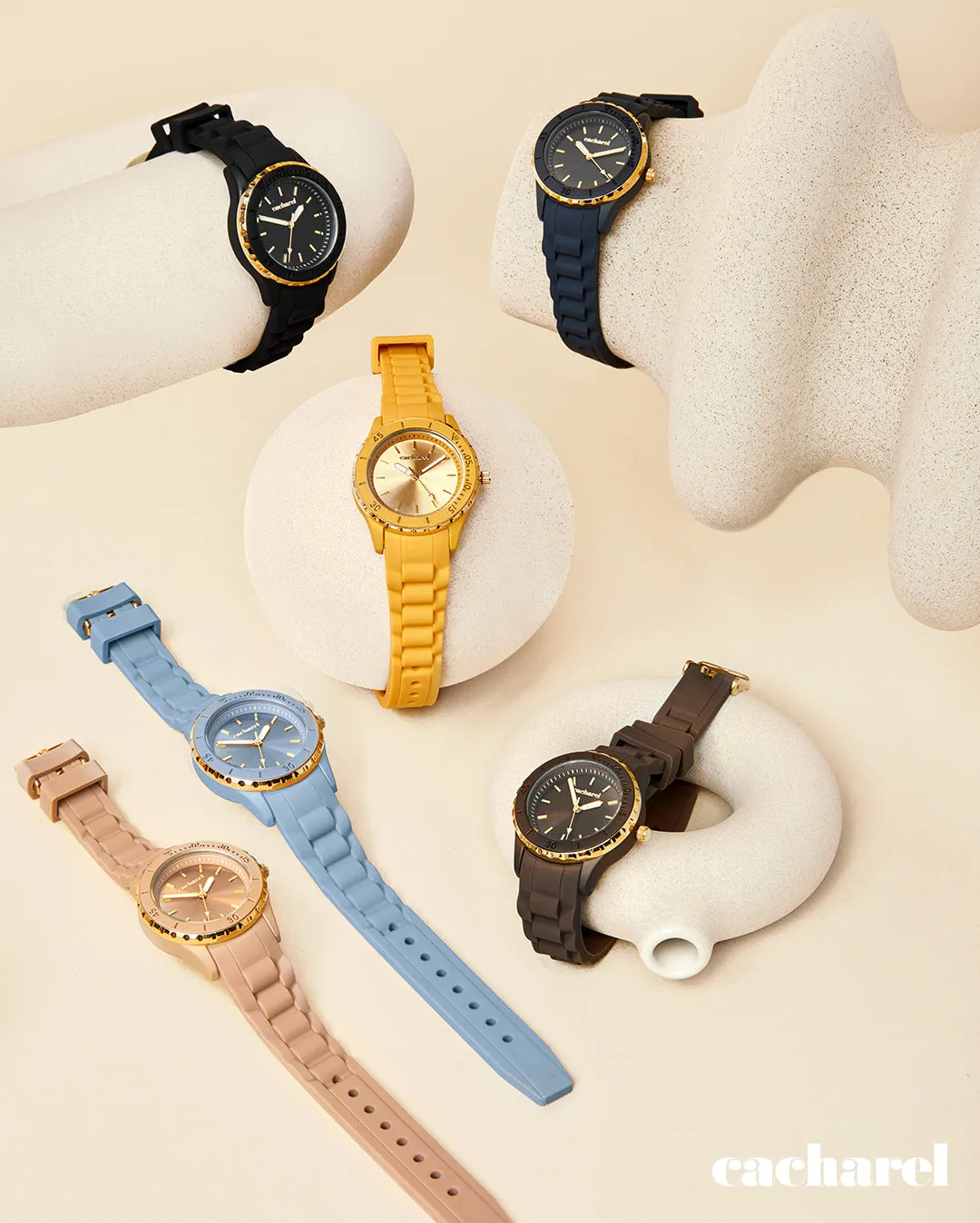 Cacharel CMN333S-Watch Albane Yellow