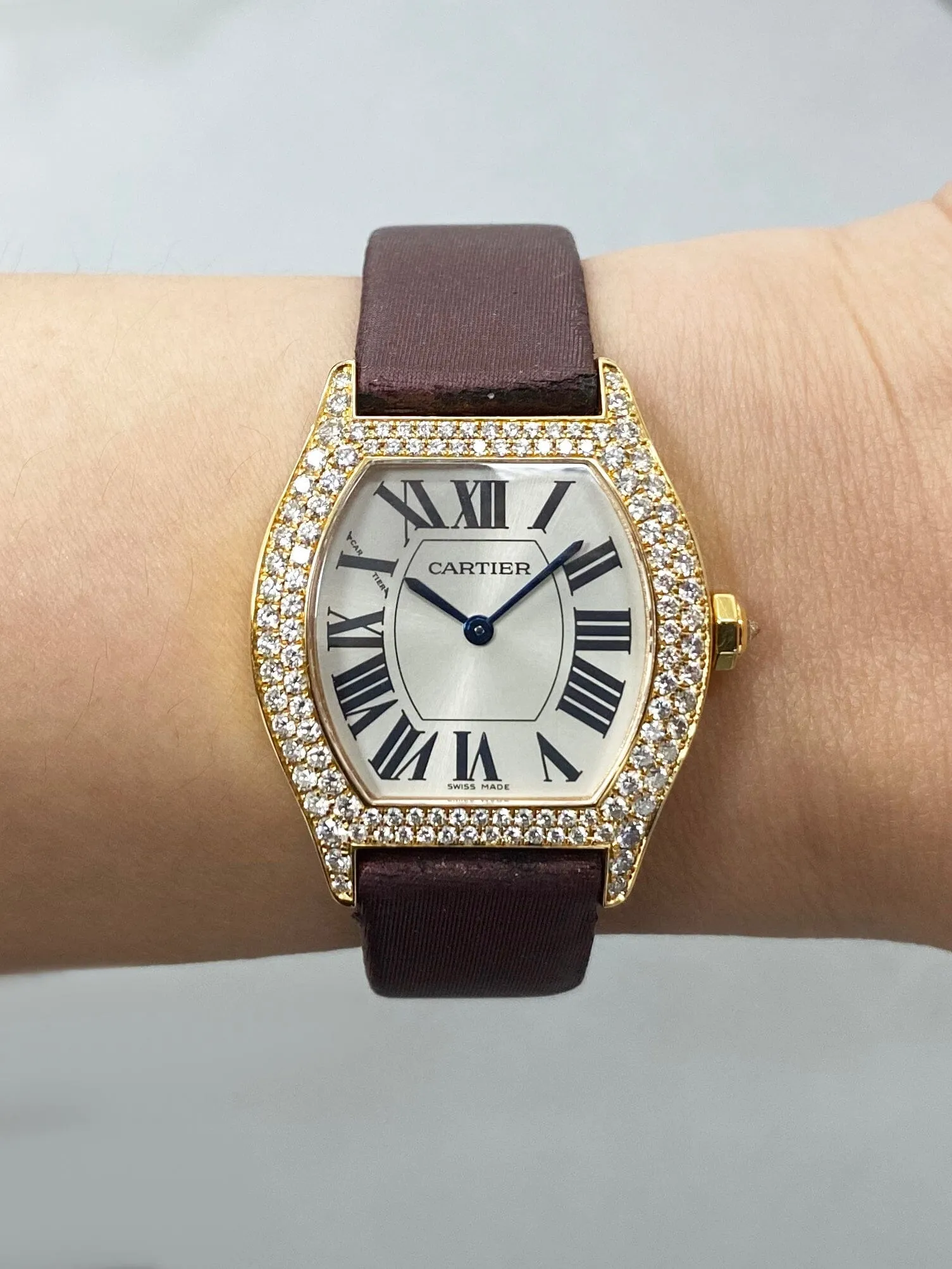 Cariter Tortue WA505031 Diamond 18K Rose Gold Ladies Watch