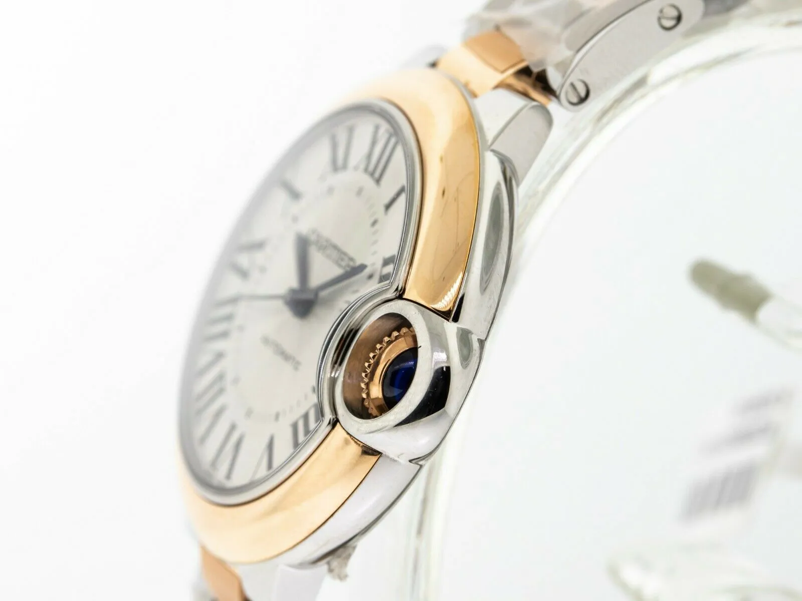 Cartier Ballon Bleu 33mm Rose Gold & Steel W2BB03