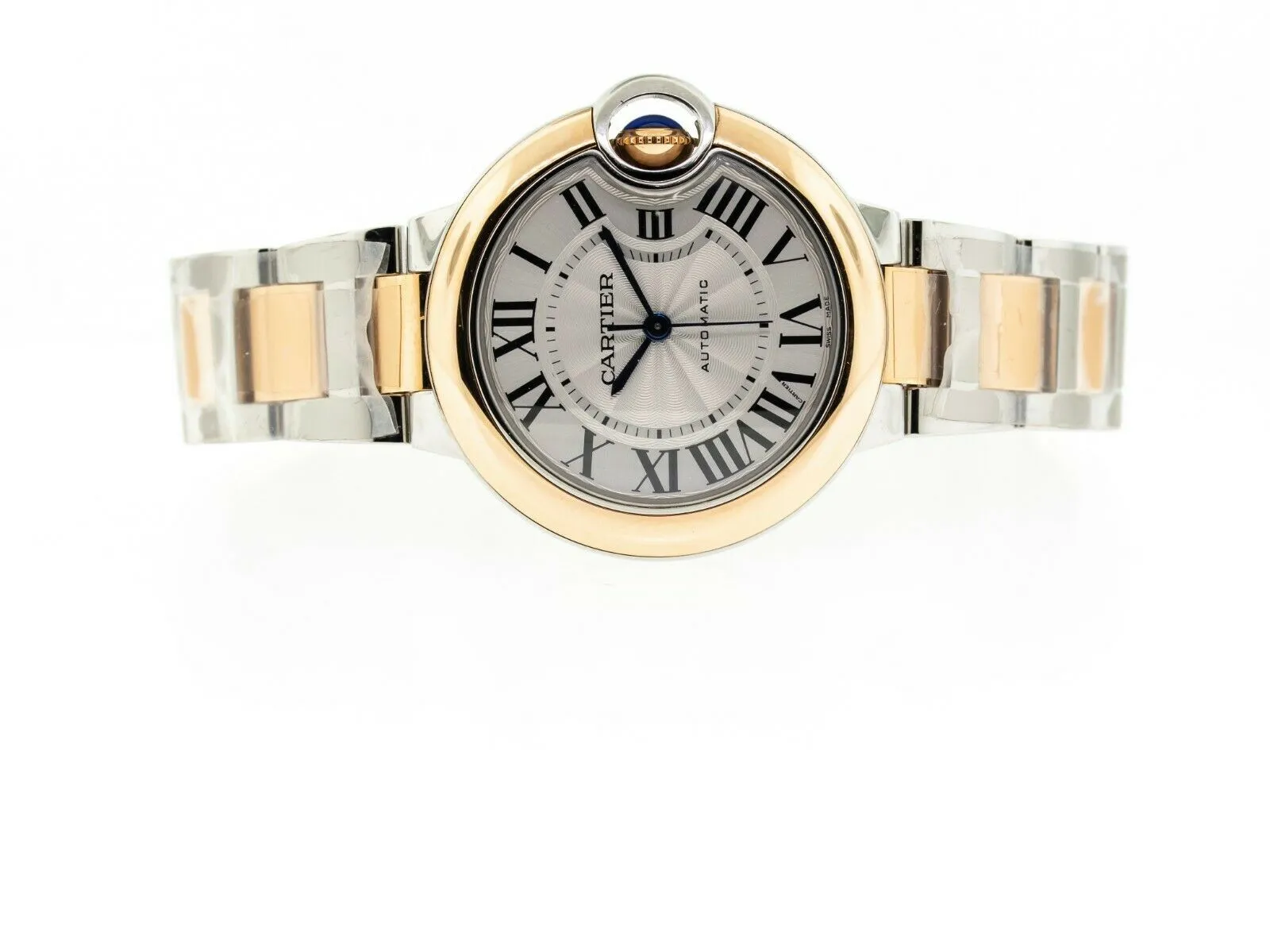 Cartier Ballon Bleu 33mm Rose Gold & Steel W2BB03