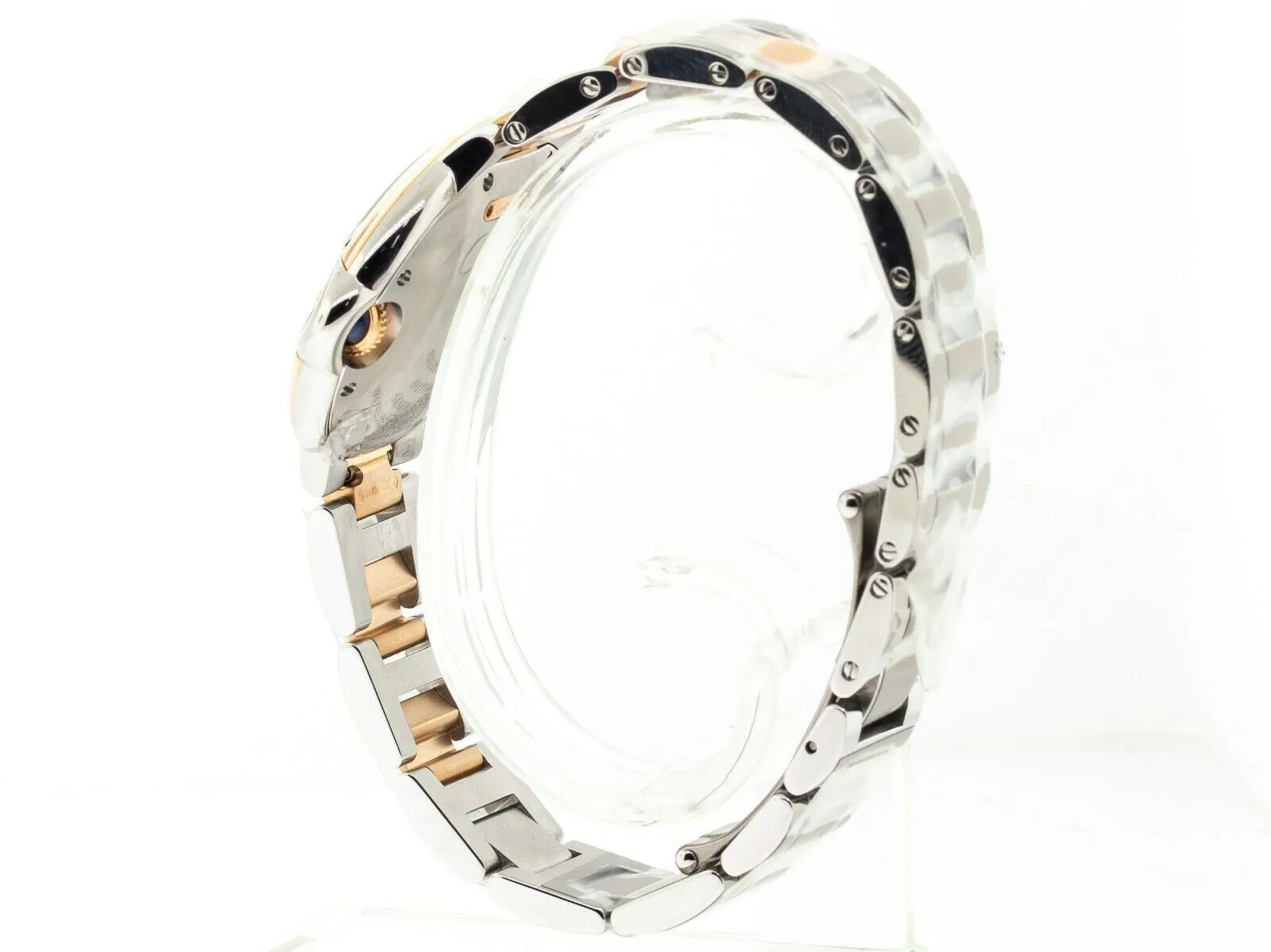 Cartier Ballon Bleu 33mm Rose Gold & Steel W2BB03