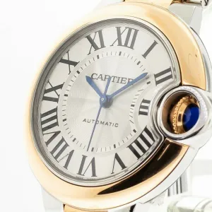 Cartier Ballon Bleu 33mm Rose Gold & Steel W2BB03