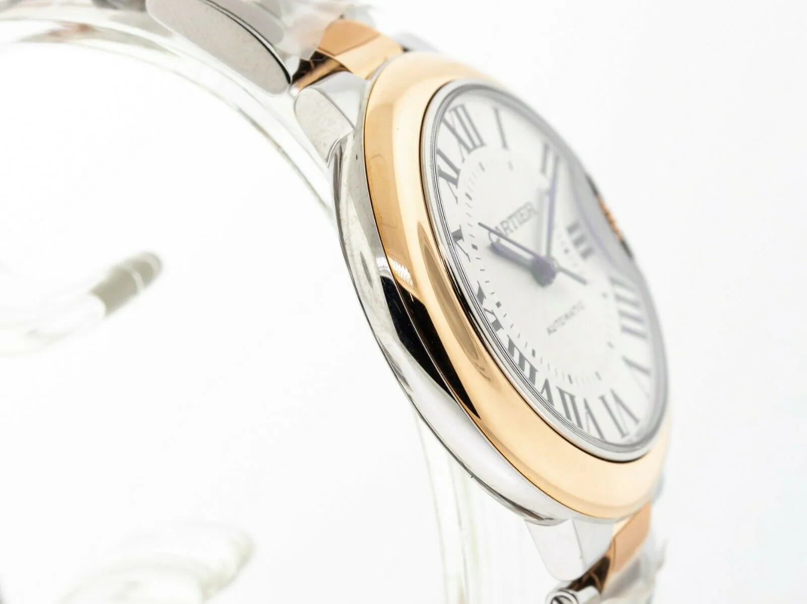 Cartier Ballon Bleu 33mm Rose Gold & Steel W2BB03