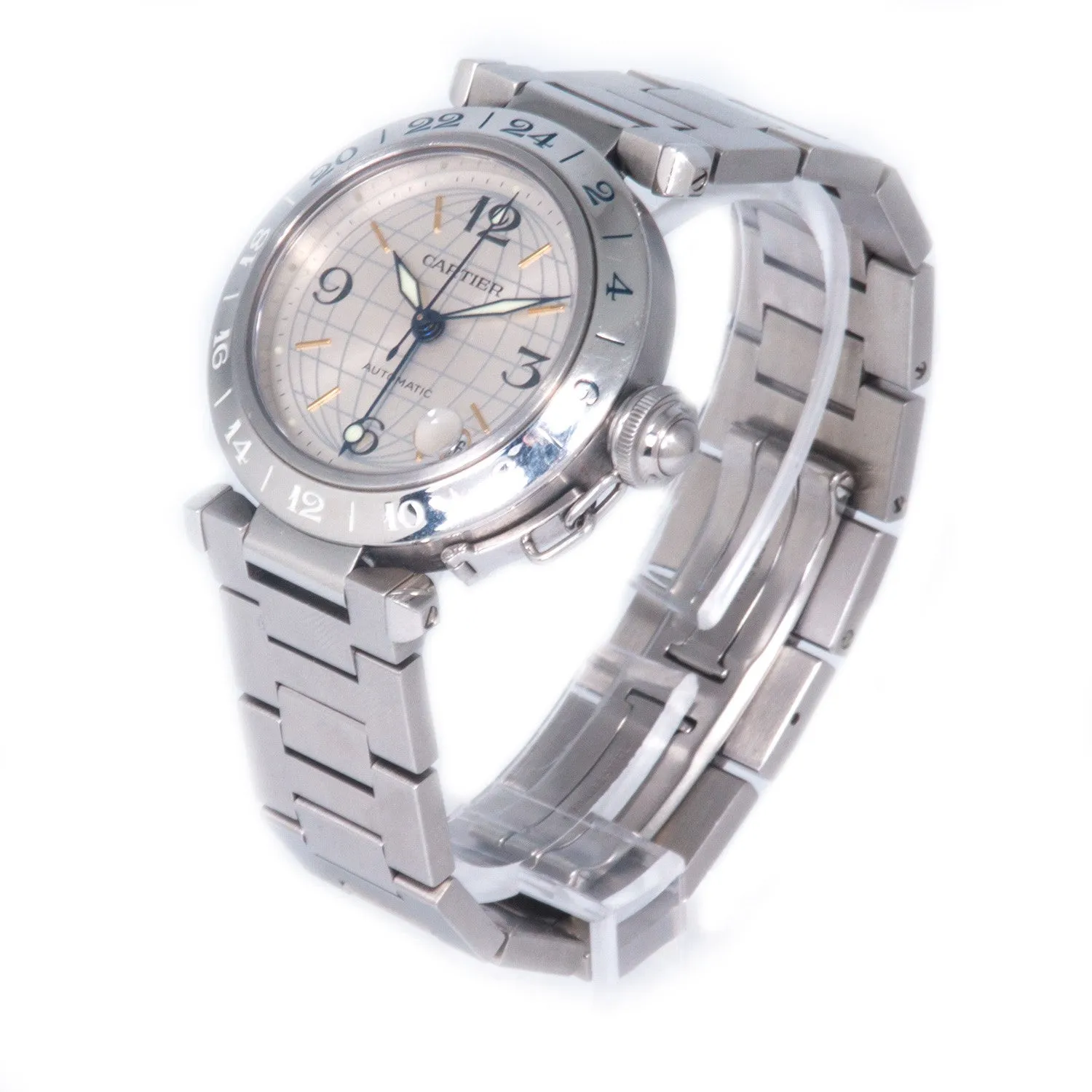 Cartier Pasha C Globus GMT Watch