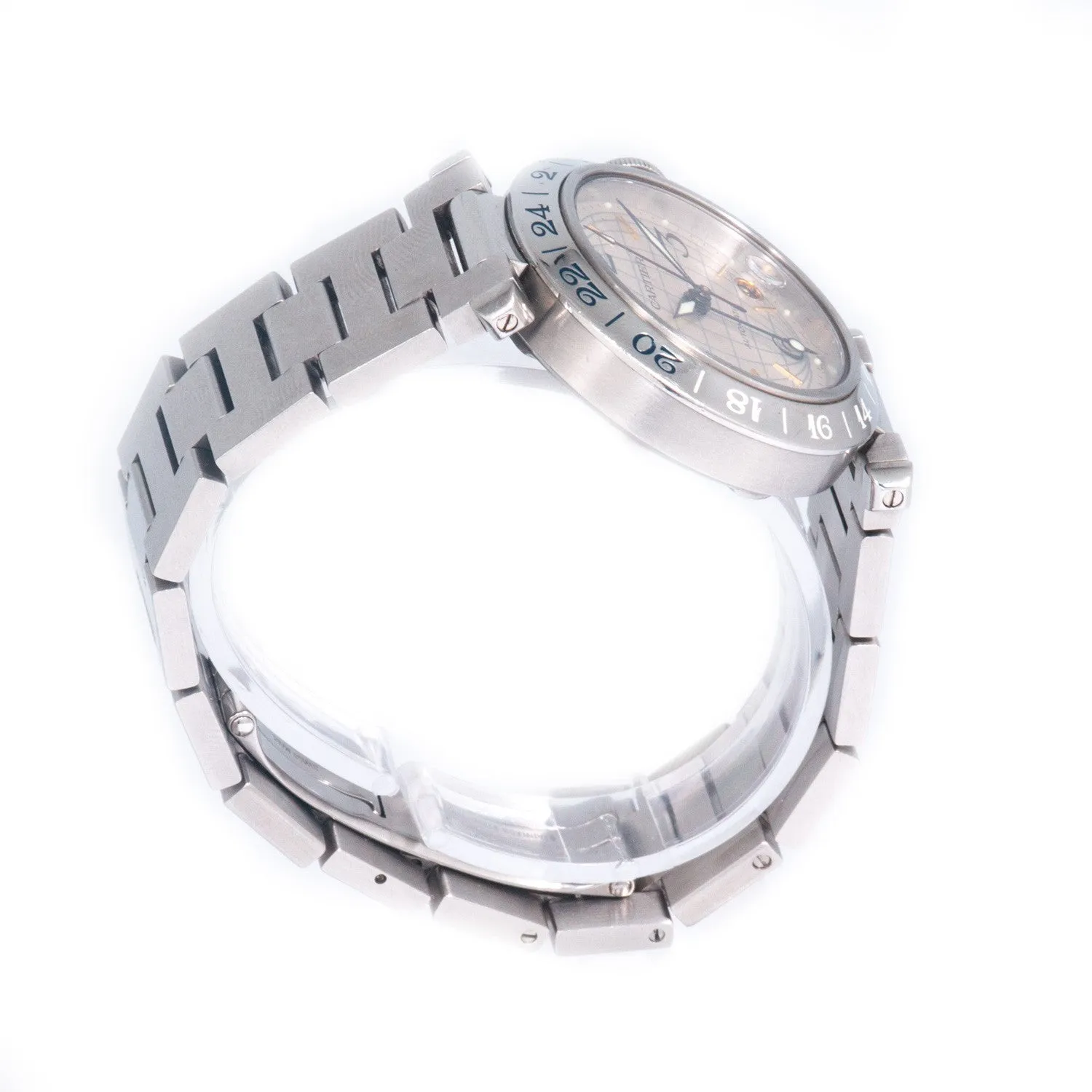 Cartier Pasha C Globus GMT Watch