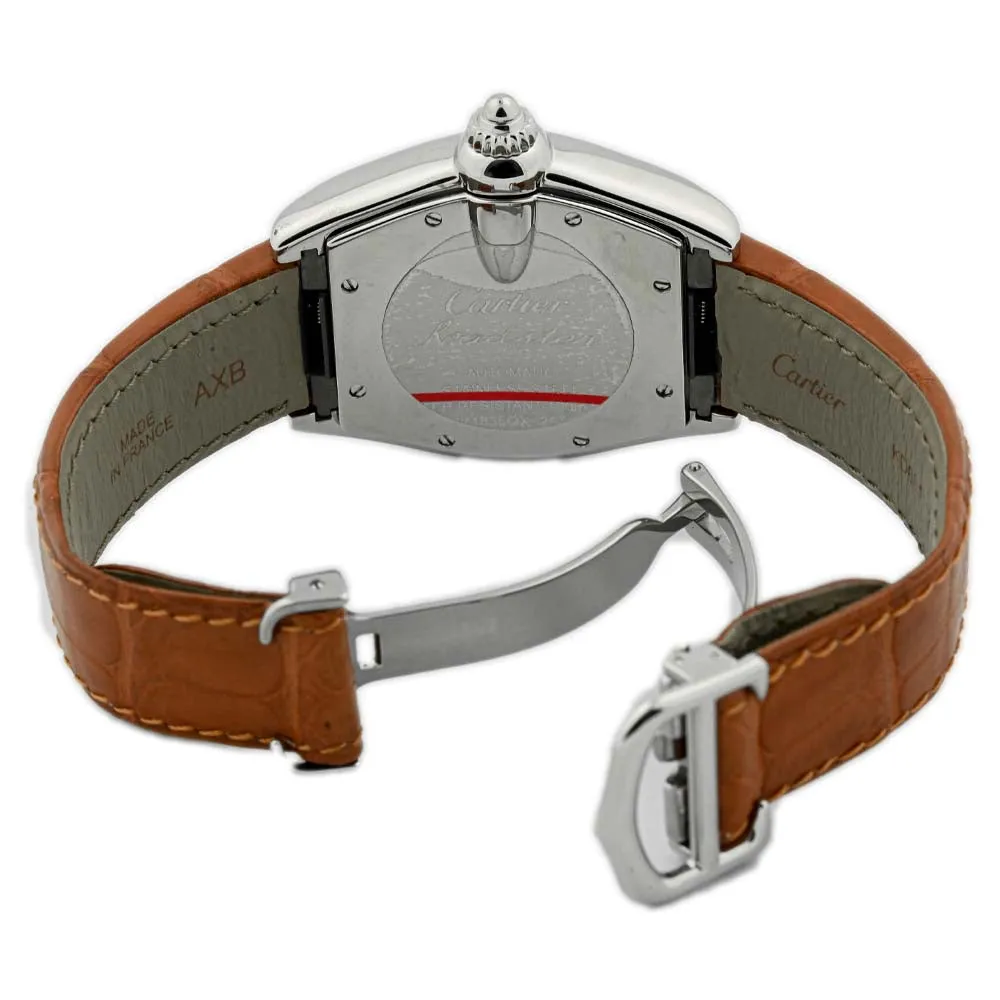 Cartier Roadster Stainless Steel 37mmx44mm Silver Roman Dial Watch Reference #: W62025V3