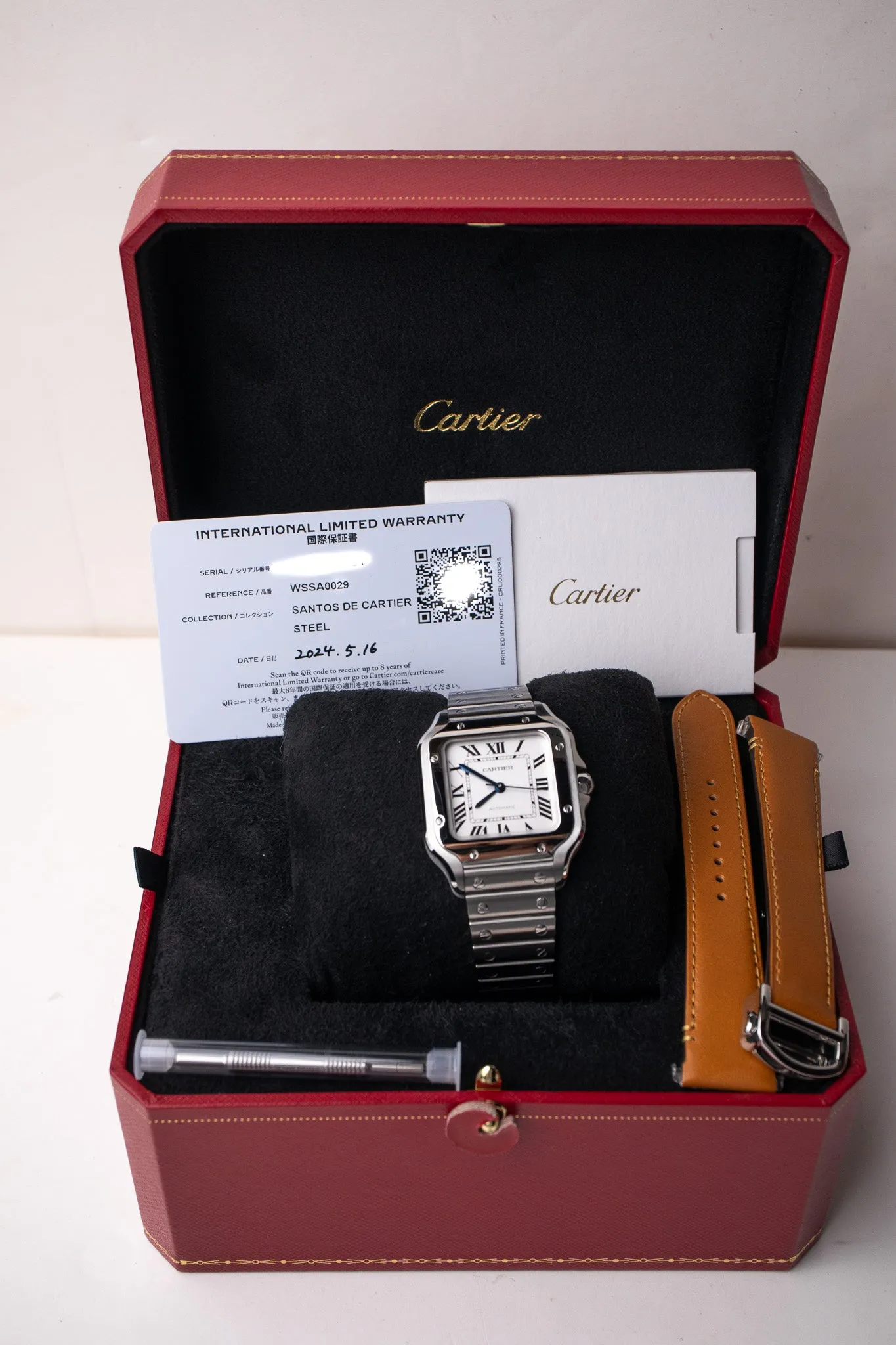 Cartier Santos De Cartier Medium WSSA0029