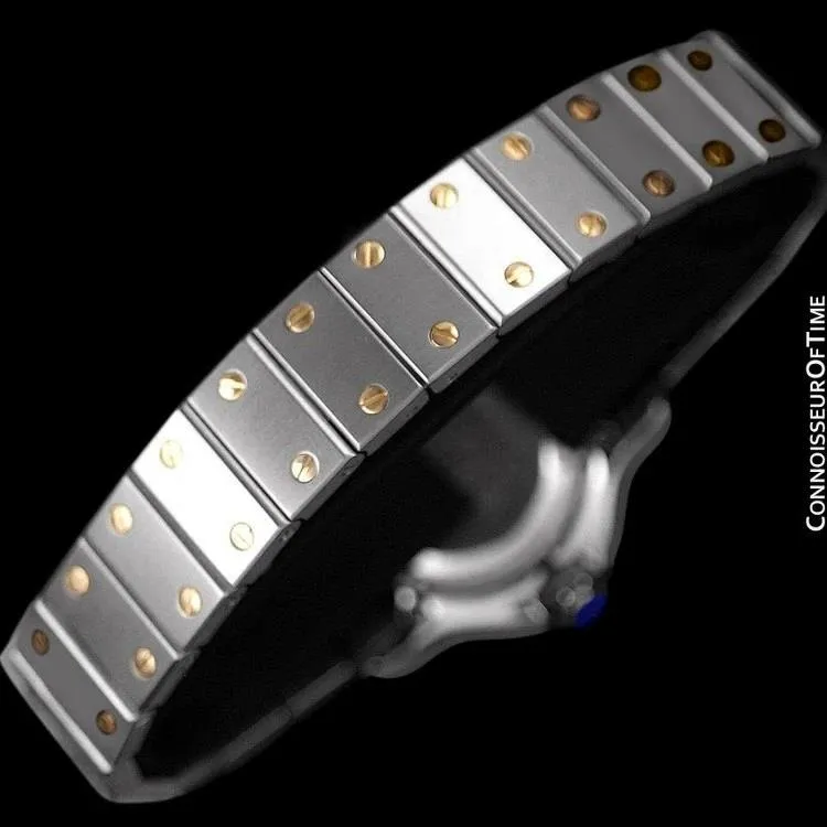 Cartier Santos Octagon Ladies Watch, Automatic - Stainless Steel & 18K Gold