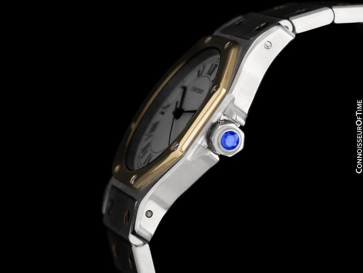 Cartier Santos Octagon Mens Unisex Watch, Automatic - Stainless Steel & 18K Gold