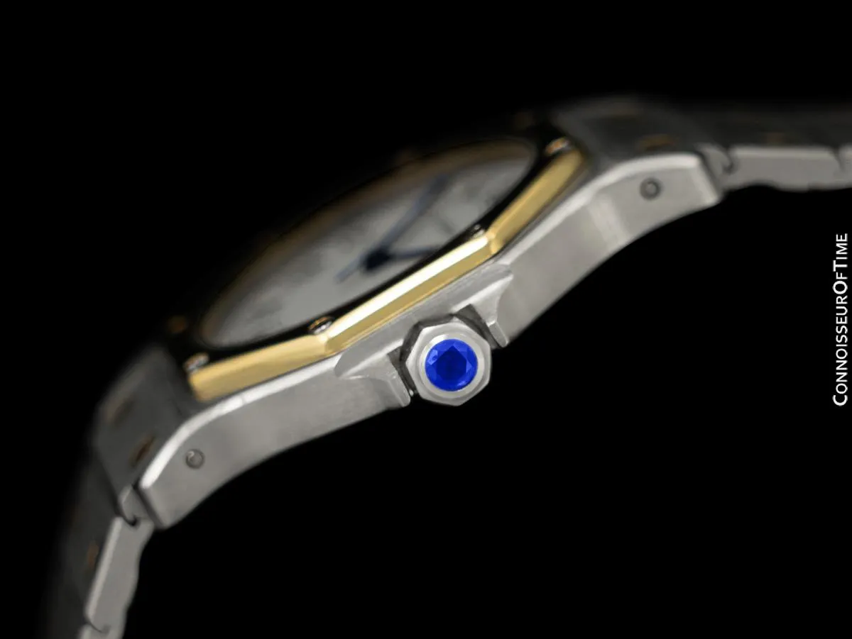 Cartier Santos Octagon Mens Unisex Watch, Automatic - Stainless Steel & 18K Gold