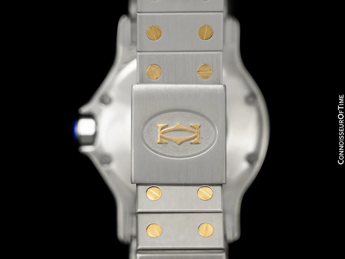 Cartier Santos Octagon Mens Unisex Watch, Automatic - Stainless Steel & 18K Gold
