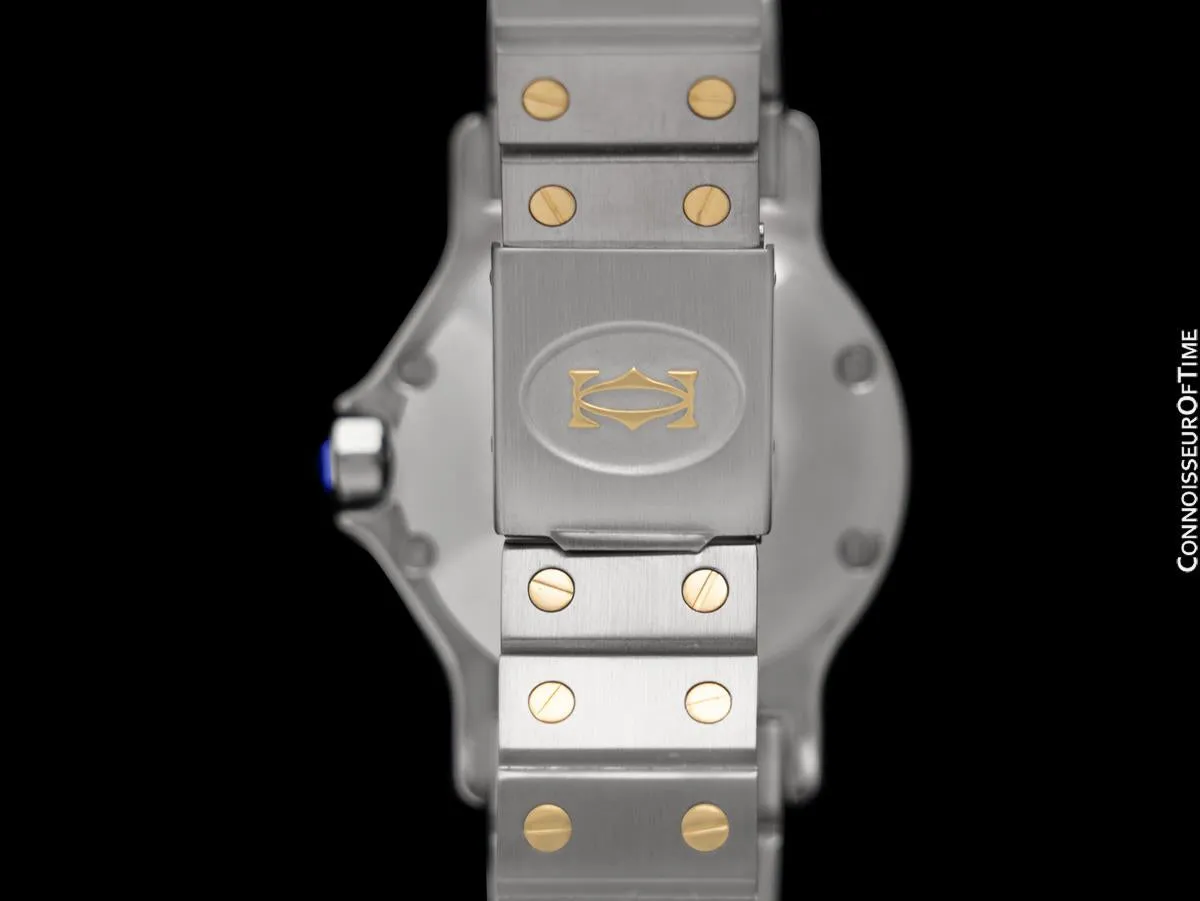 Cartier Santos Octagon Mens Unisex Watch, Automatic - Stainless Steel & 18K Gold