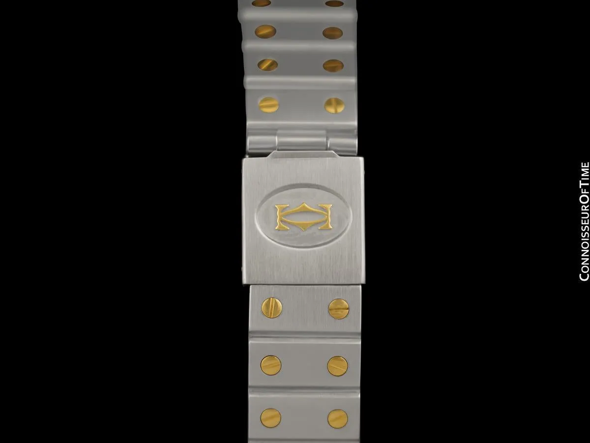 Cartier Santos Octagon Mens Unisex Watch, Automatic - Stainless Steel & 18K Gold