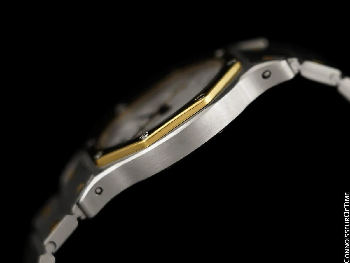 Cartier Santos Octagon Mens Unisex Watch, Automatic - Stainless Steel & 18K Gold