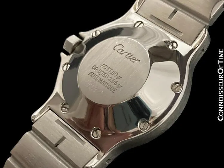 Cartier Santos Octagon Mens Unisex Watch, Automatic - Stainless Steel & 18K Gold