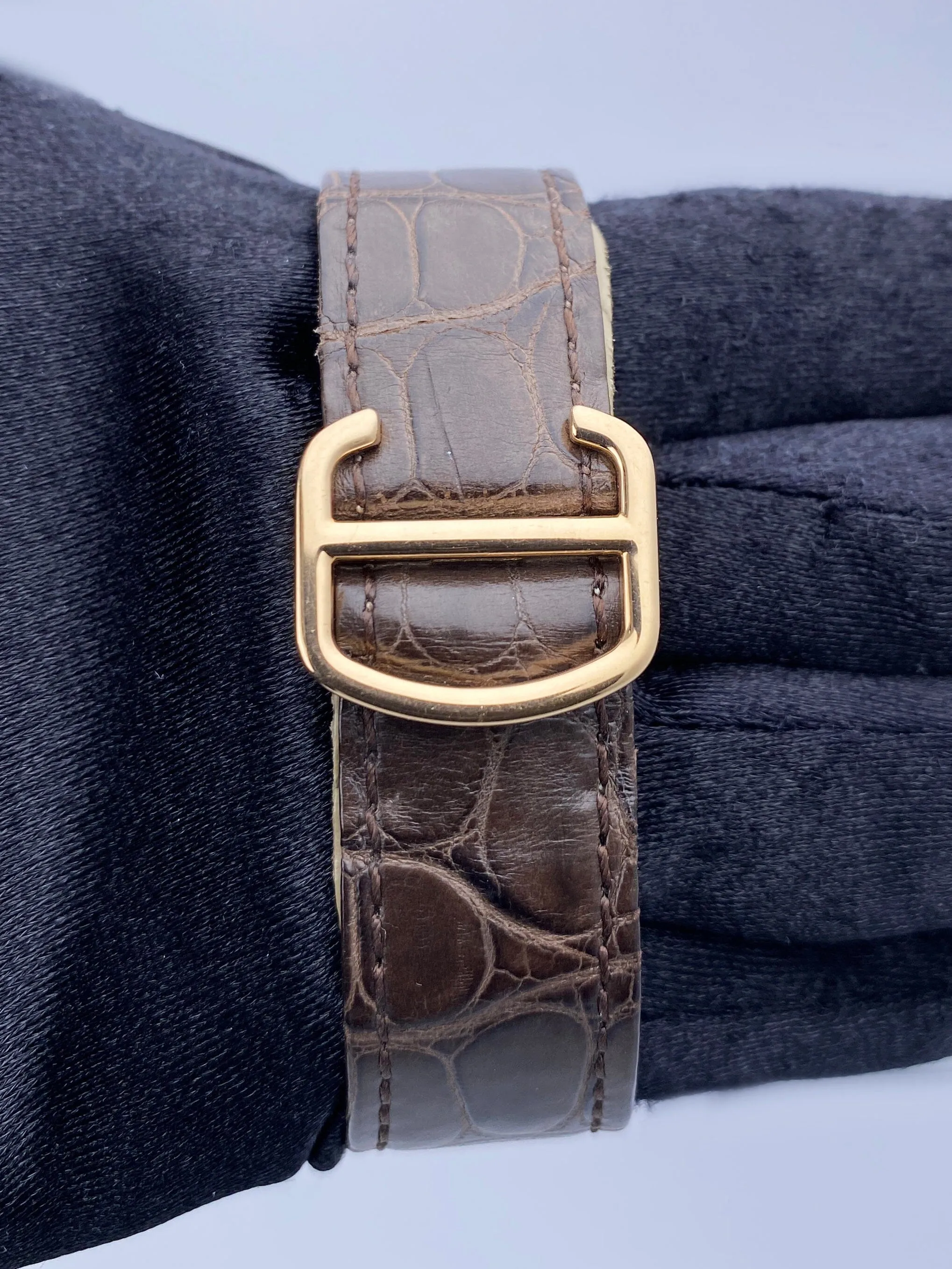 Cartier Tank Louis XL WT200005 Diamond 18K Rose Gold Mens Watch Box Papers