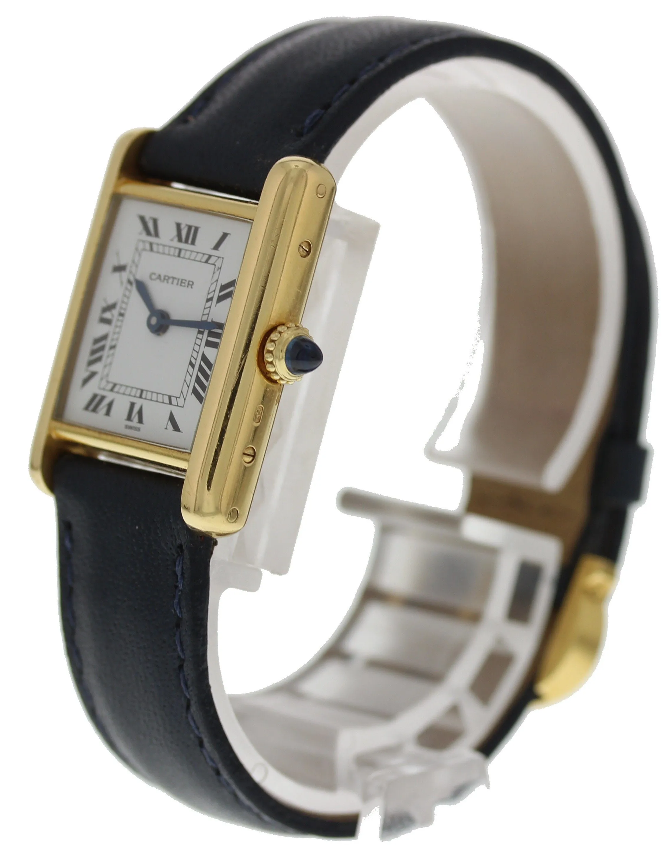 Cartier Tank Vintage 18K Yellow Gold Ladies